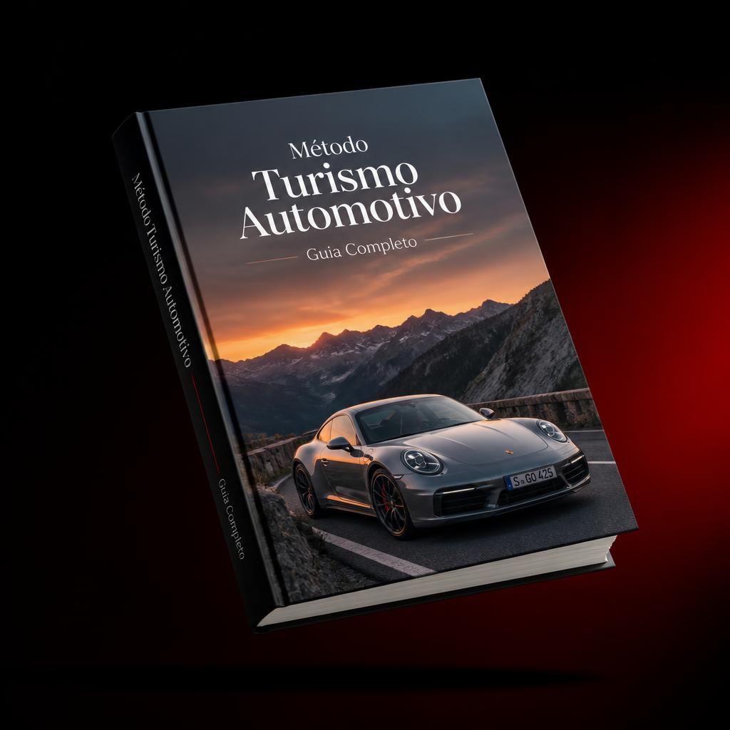 Mockup do eBook Método Turismo Automotivo em tablet e smartphone